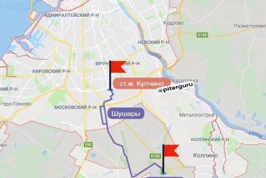 Скоростной трамвай из Купчино до Пушкина